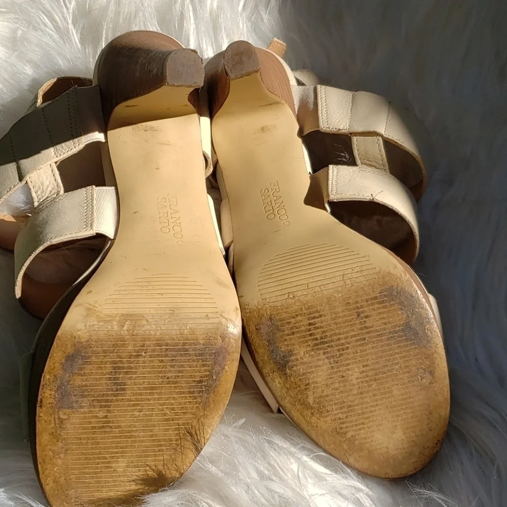Franco Sarto Mulan Nubuk Sandals 6.5 - Picture 6 of 9